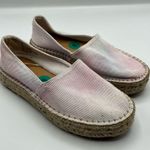 Splendid Laney Sz 8 Platform Espadrilles Slip On Shoes Pink White Photo 8
