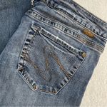 Silver Jeans  Women's Capri Blue Denim Jeans Low Rise Western Santorini Size 31 Photo 6