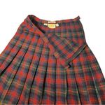 Pendleton Wool Tartan Skirt Women 16 Holiday Plaid Cabincore Dark Academia VTG Photo 6