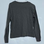 LRL Lauren Jeans Co. Button Shoulder Long Sleeve Top Gray Size L Womens Size L Photo 2