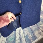 J.Crew SOPHIA SLEEVELESS MIDI DRESS IN TWEED DARK EVENING NAVY WOMENS Photo 5