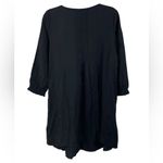 J.Jill NWT  Pintuck Pleated Black Shift Dress Long‎ Sleeve Size SMALL Petite SP Photo 1