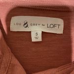 Lou & grey  Terracotta button down Shirt size Small Photo 7