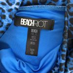 Beach Riot  Bikini Bottoms Small Blue High Leg Swim Festival Resort Sexy Photo 3