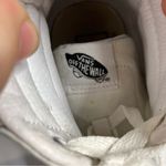 Vans all white canvas hightop sneakers unisex sizing Photo 5