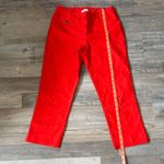 Peck & Peck  Bright Red Pants size 8 Photo 2
