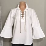 Bass blouse. NWOT White Photo 2