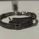 ALEX AND ANI Nova Wrap Rafaelian Silver Bangle Bracelet Photo 0