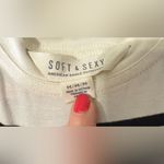 Soft & Sexy Striped Black and White Dress Size M Photo 3