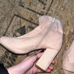 MIA  blush pink peep toe booties size 6 Photo 4