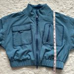 Free People  FP Movement Forty Love Jacket in Caribbean Coast Combo Cropped Sz M Photo 10