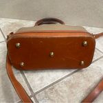 Dooney & Bourke handbag in leather Crossbody Satchel Purse Zip Tote Top Zip VTG Photo 10