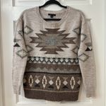 American Eagle Cozy Wool Blend Aztec Tribal Southwest Sweater sz‎ XS  Outfitters Photo 0