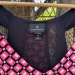 Worthington  Pink and Black Geometric Tank Top XL Photo 3