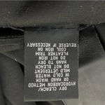 Alyn Paige  Bodycon Mini Dress Faux Leather Panel Sleeveless Black 3/4 Photo 2