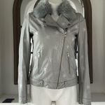 Samantha Sipos Seeing Stars Lambskin Leather Jacket, Size Small Retail $1,895 Photo 1