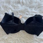 SKIMS Fits Everybody Lace Wing T-Shirt Bra Onyx Size 36DDDD Photo 4