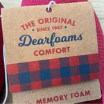 Dearfoams  women’s misty ballet flats washable memory foam in Venetian red Sz 7 Photo 6