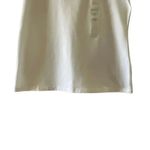 Charter Club NWT White Solid Stretchy Cotton Blend Short Sleeves Top SZ S #1225 Photo 3