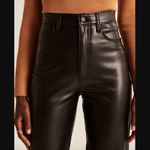 Abercrombie & Fitch Vegan Leather The Ankle Straight Ultra High Rise Pant 28 6s Photo 3