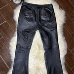 Garson by REM Garson Black Leather Women's pants Sz 12P Photo 4