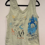 Disney Sorcerer Mickey festival of the arts drawing sketch thick strap tank top Photo 0