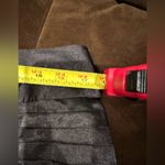 Dalia Collection Beautiful Elegant Black Ruffled midi Skirt Zip On Side … Photo 10