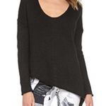 Helmut Lang Black Asymmetrical Hem Sweater Photo 0