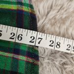 Metropolitan Layered Look Crewneck Sweater Green with Plaid Details Size Medium Green Photo 8