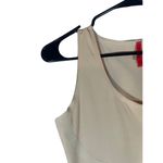 Spanx  Beige Crew Neck Stretch Nylon Blend Athletic Slimming Tank Top Women Sz M Photo 3