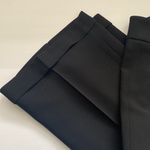Femme De Carriere button tab cuffed black trousers, size XS Photo 1