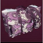 Thirty One Organizing Utility Tote Bag 15" Plum Awesome Blossom Storage Carryall Purple Photo 0