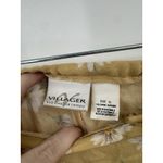 Villager VTG  Floral Dainty Midi Skirt Women 16 Yellow Cottage Prairie Peasant Photo 2