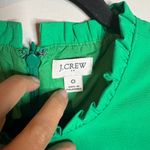 J. Crew Factory Ruffleneck Knee Length Suit Dress In Modern Clover Green Size 0 Photo 3