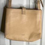 The Sak  Tan and Pink Crossbody Bag with Artistic Design Photo 3