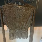 Parker  Olivia Metallic V Neck size xxs Photo 2