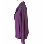 Brooks Brothers  Women's Long Sleeve Top Purple Size 16 Photo 1