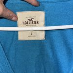 Hollister Bright Blue Cardigan Sweater Sz Large Photo 1