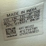 Adidas  Stan smith scallop tongue white sneaker shoe size 8.5 Photo 4