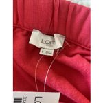 Loft Womens Large Pink Elastic Waist Midi Skirt Tie Waist New Feminine Clean Photo 3