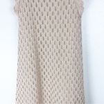 J.Crew Pointelle Sleeveless Crochet Knit Lined Sleeveless Sweater Dress Medium Photo 9