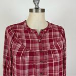 Madewell Balloon Sleeve Peasant Top in Plaid Photo 3