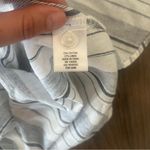 Sunday Blue and White Striped Top Size M Photo 4