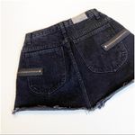 Carmar Black Denim Mini Skirt Size 2 Photo 7