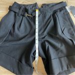 Marc by Marc Jacobs  NWT Virgin Wool Trouser Pleated Utility Shorts Black Size XS Photo 8