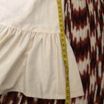 RARE Handmade 1970s Victorian/Edwardian Cream Tan Vintage Prairie Maxi Dress Gown Lace Ruffles Tiered High Collar Bishop Long Sleeves Belted Waist #Boho #Cottagecore #Modest #Romantic #Peasant #Gunne #Sax White Photo 5