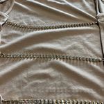 FADED ROSE Tan Soft Tank Top Open Back Diamond Inspired Strap Back Sz S EUC Photo 3