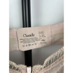 Chantelle  Baby Pink Sheer Lace Wired Bra Size 34DDD 3582‎ Photo 3