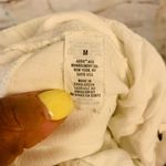 Aerie  Pants Women's Medium White Wide Leg Distressed Drawstring Baggy Casual Photo 8