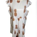 SheIn Babydoll Empire Waist Dress With Pineapples Photo 2